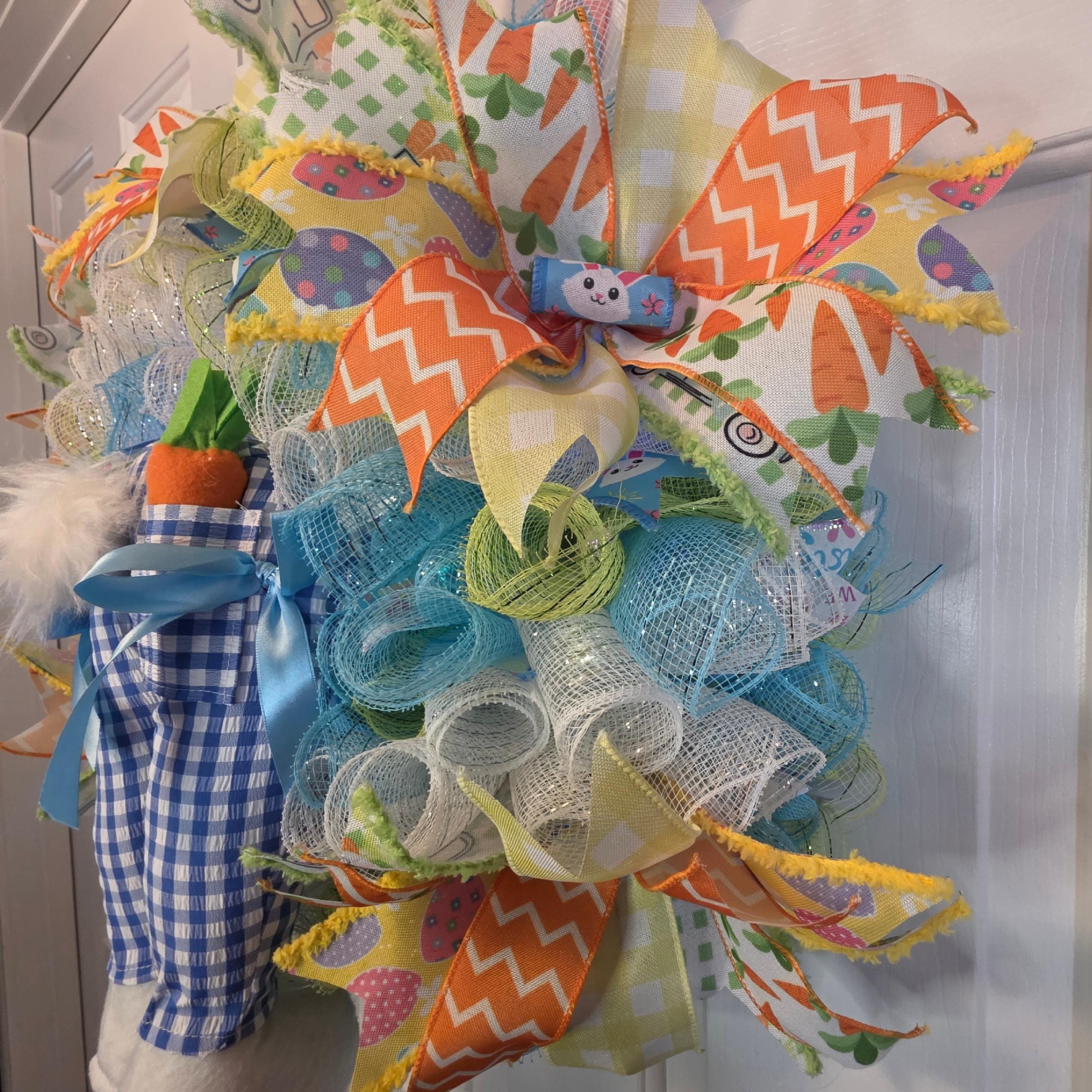 Whimsical Easter Bunny Wreath