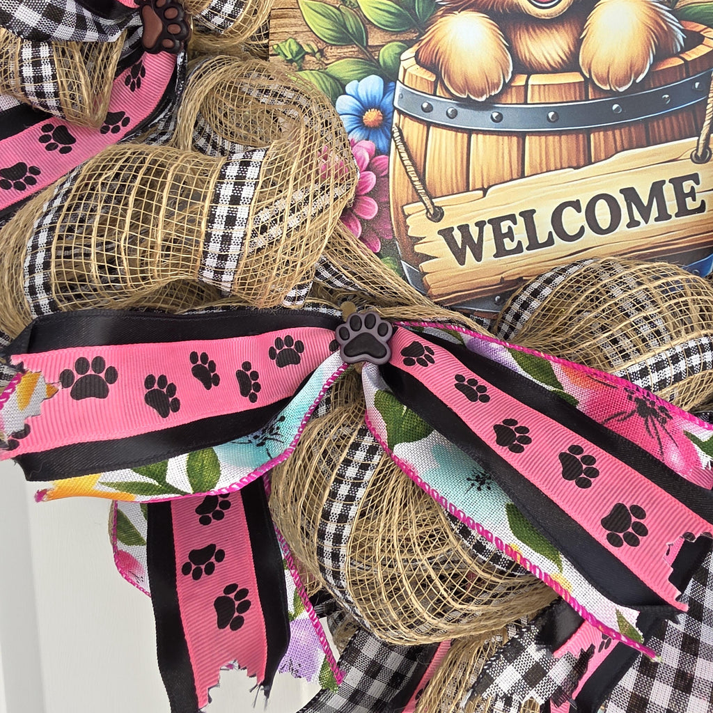 Puppy Welcome Wreath