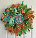 Life Is Better In Flip Flops Summer Wreath