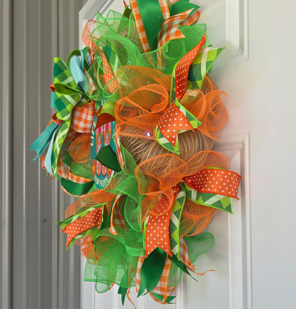 Life Is Better In Flip Flops Summer Wreath