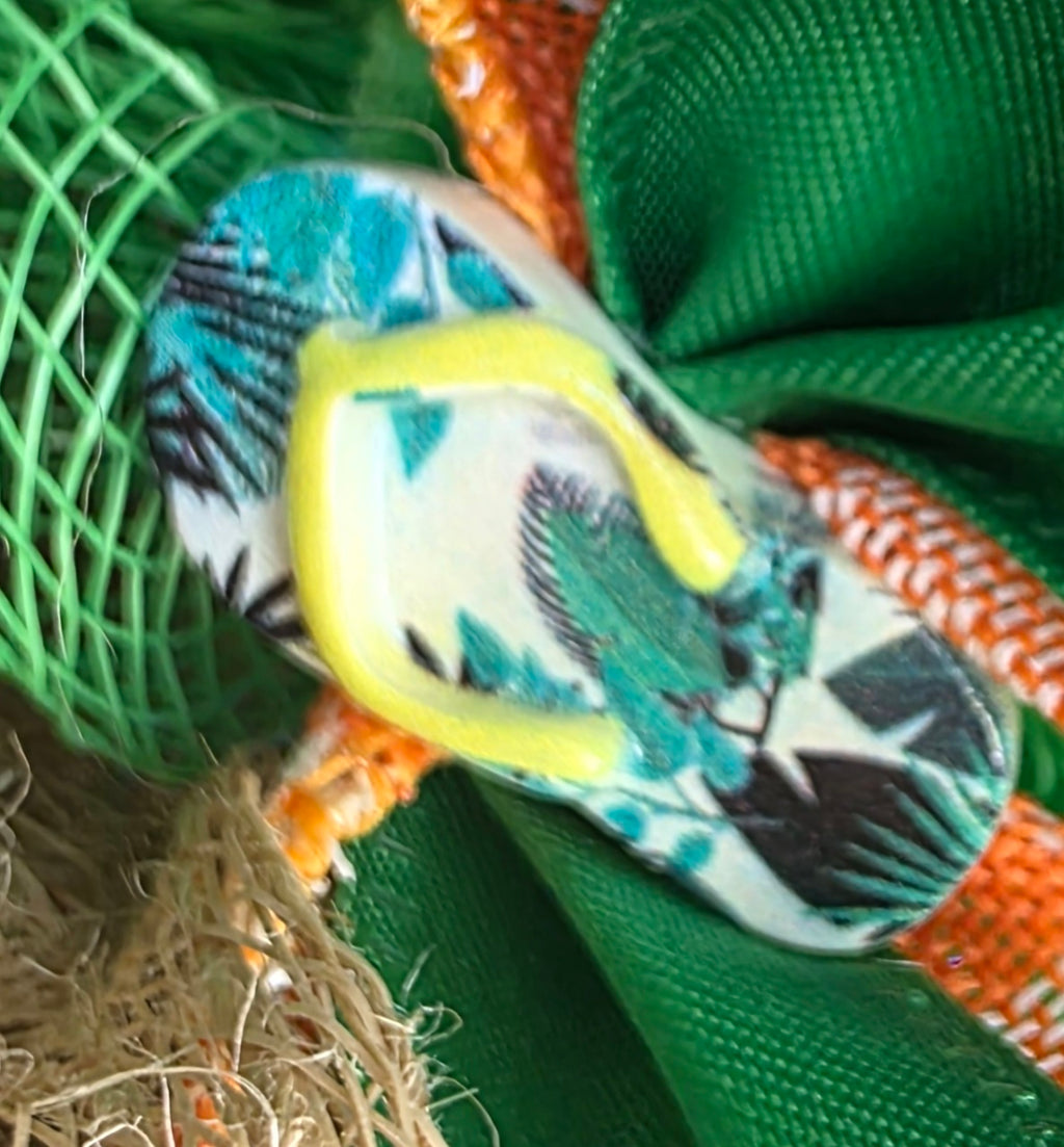 Life Is Better In Flip Flops Summer Wreath