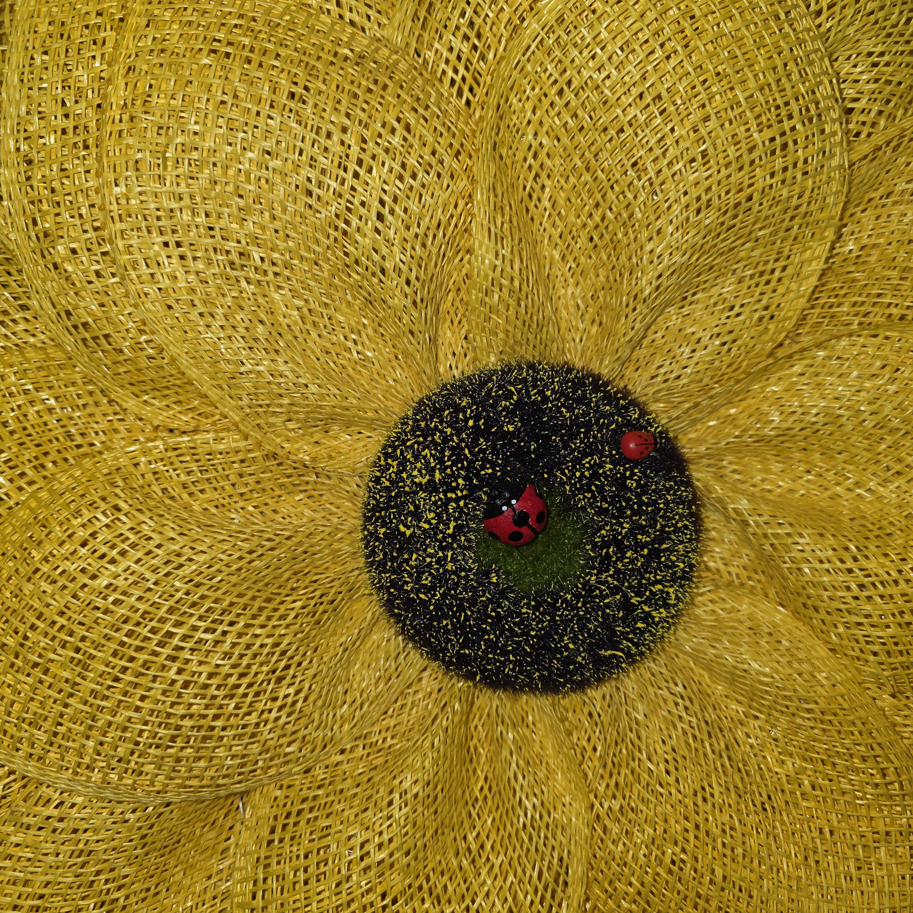 Sunflower Ladybug Wreath