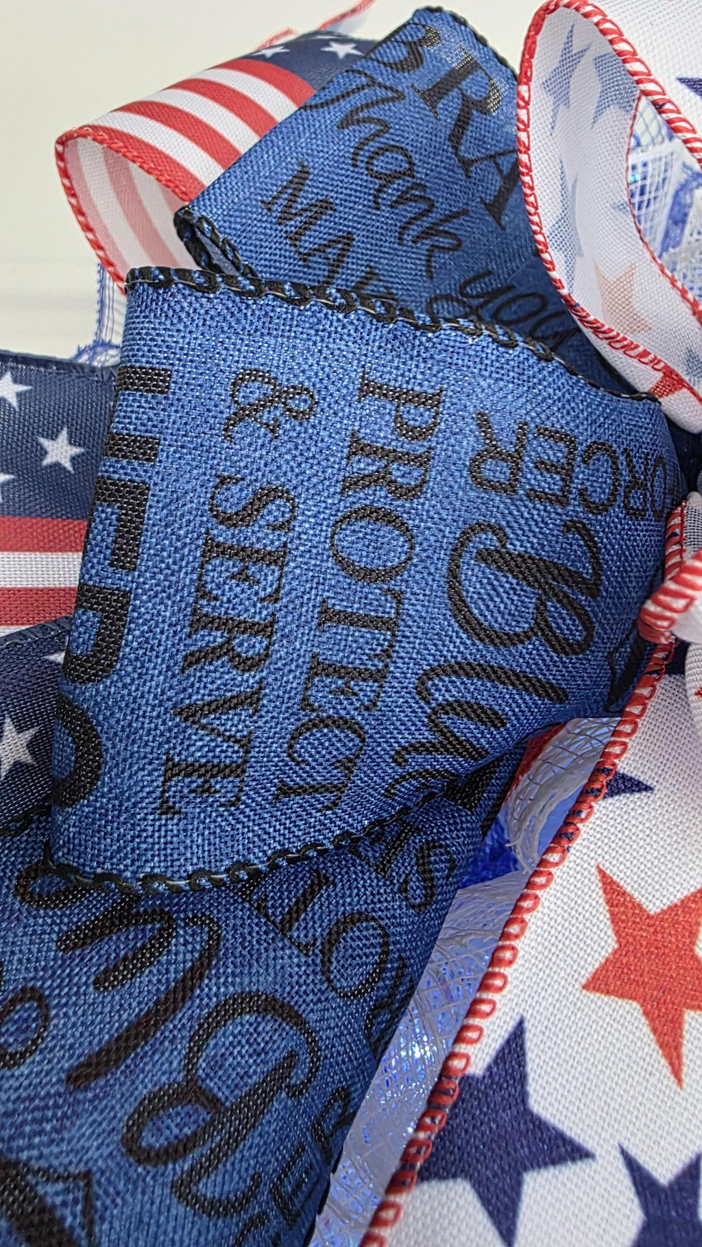 Patriotic Police Wreath