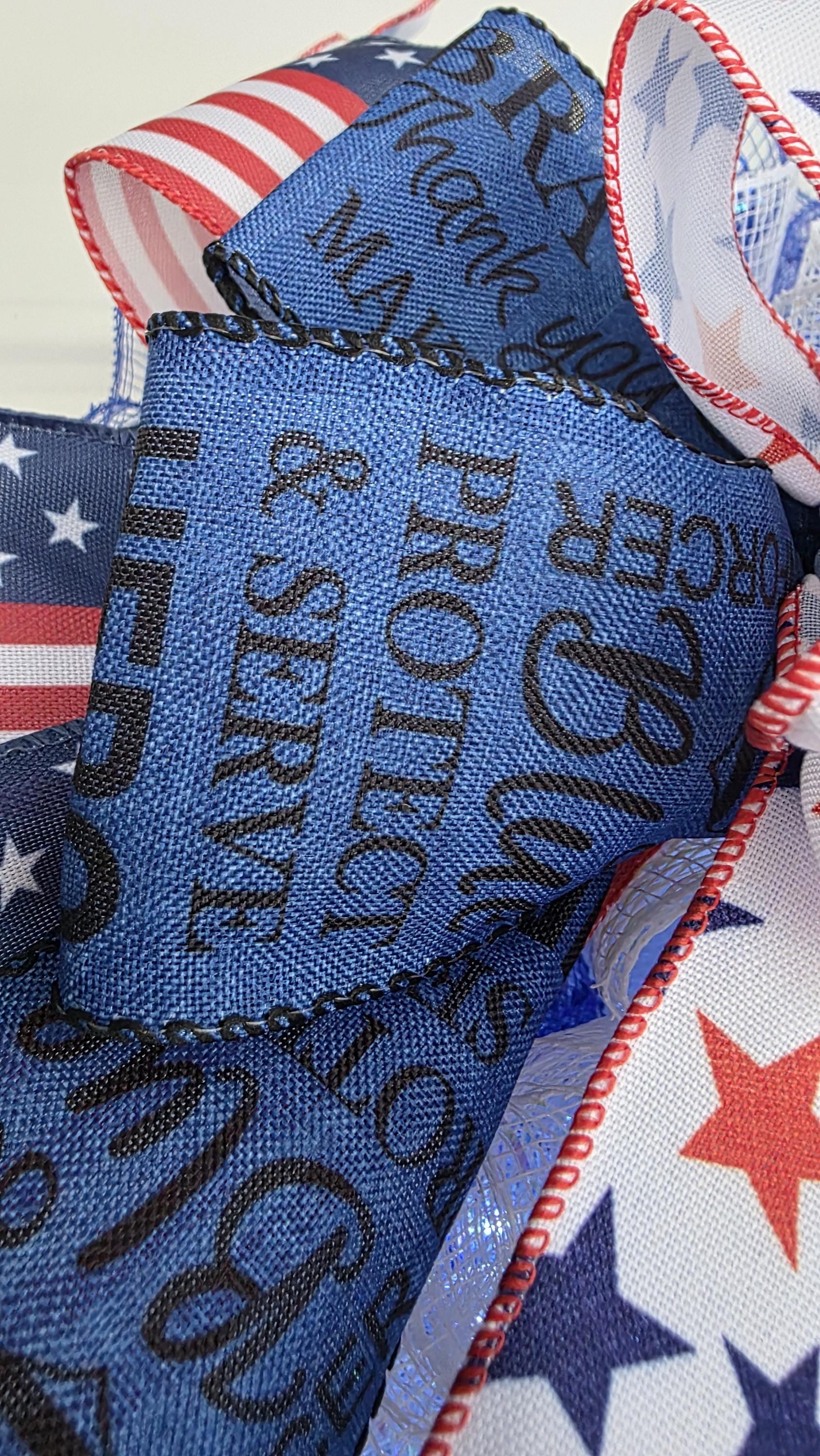 Patriotic Police Wreath