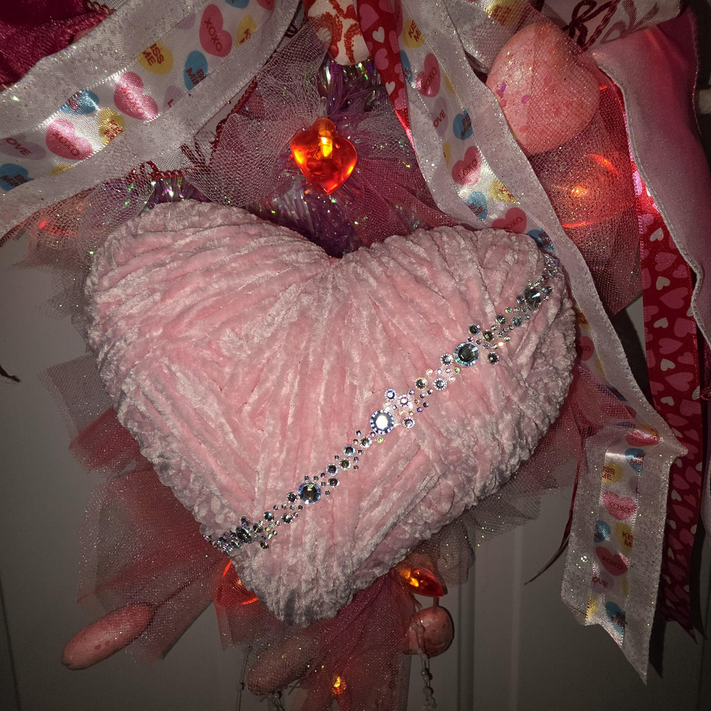 Double-Sided Valentine Door Swag
