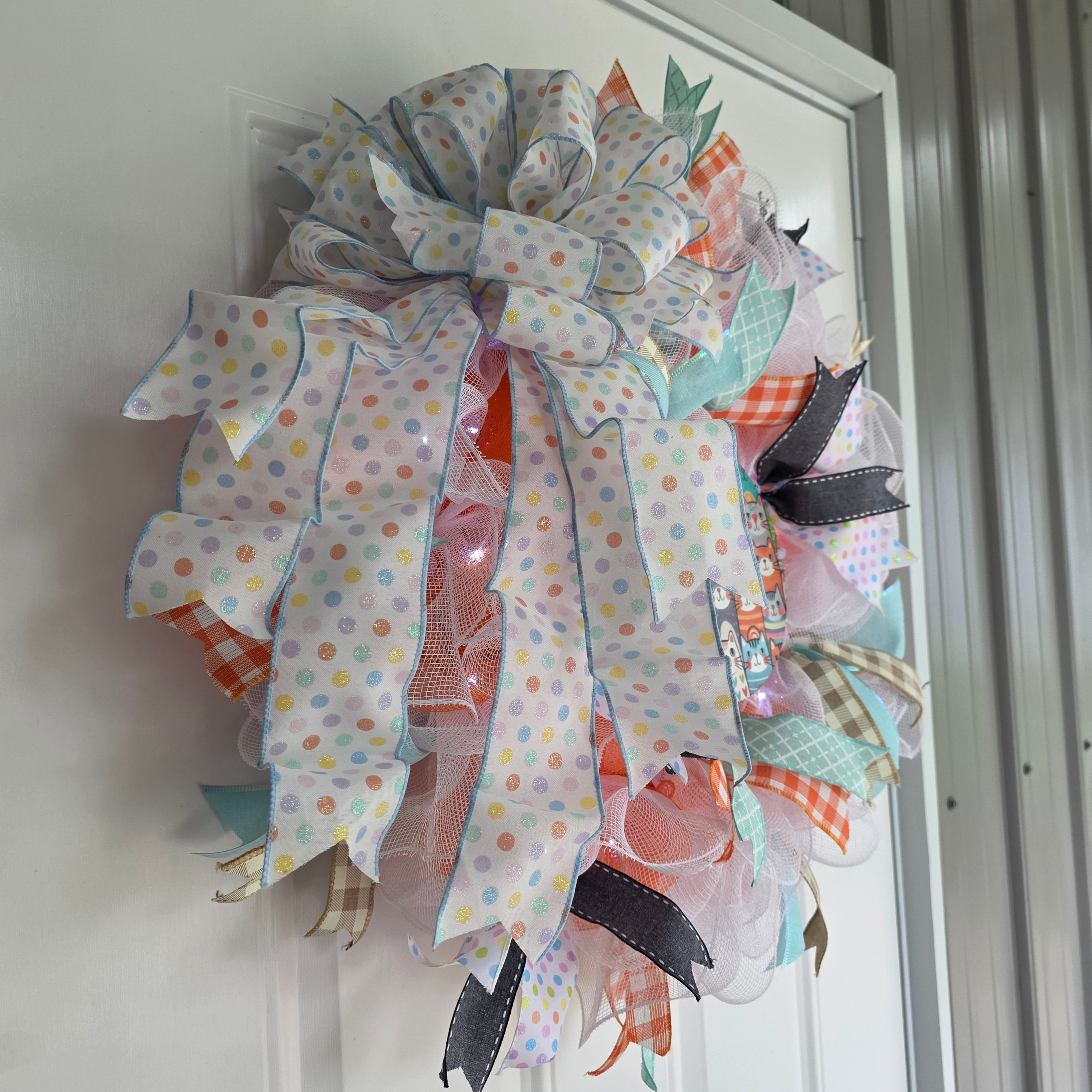 Cat Lover Welcome Wreath