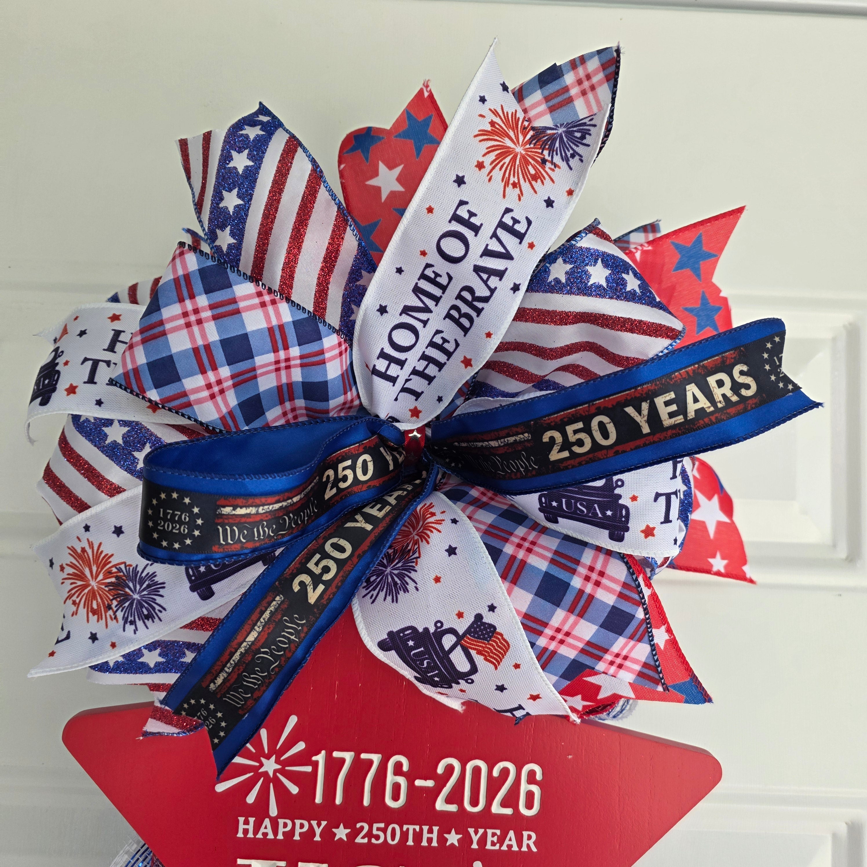 USA 250th Anniversary Star Door Swag