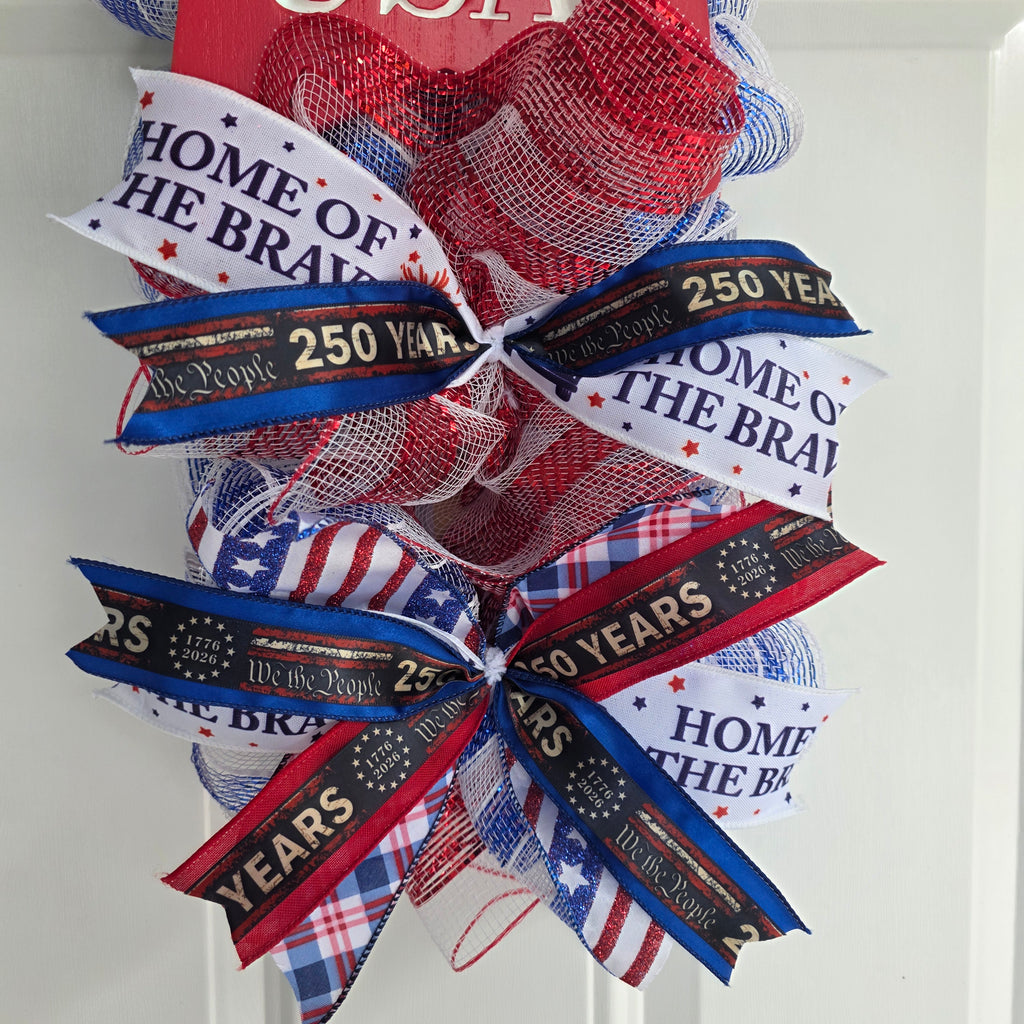 USA 250th Anniversary Star Door Swag