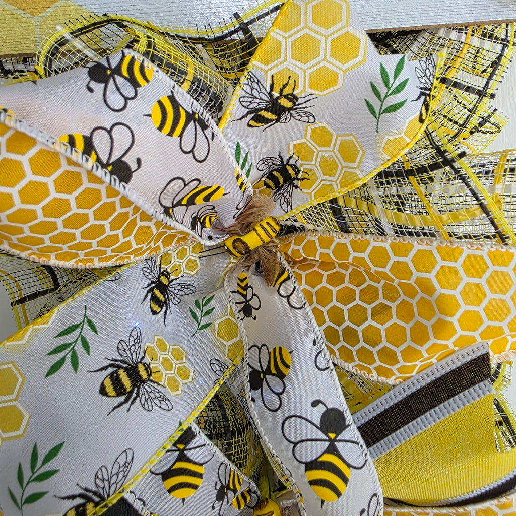 Bee Happy Door Swag