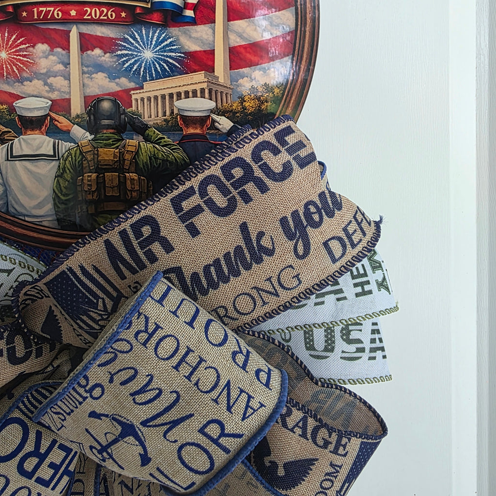 All Branches Military Pride Door Swag