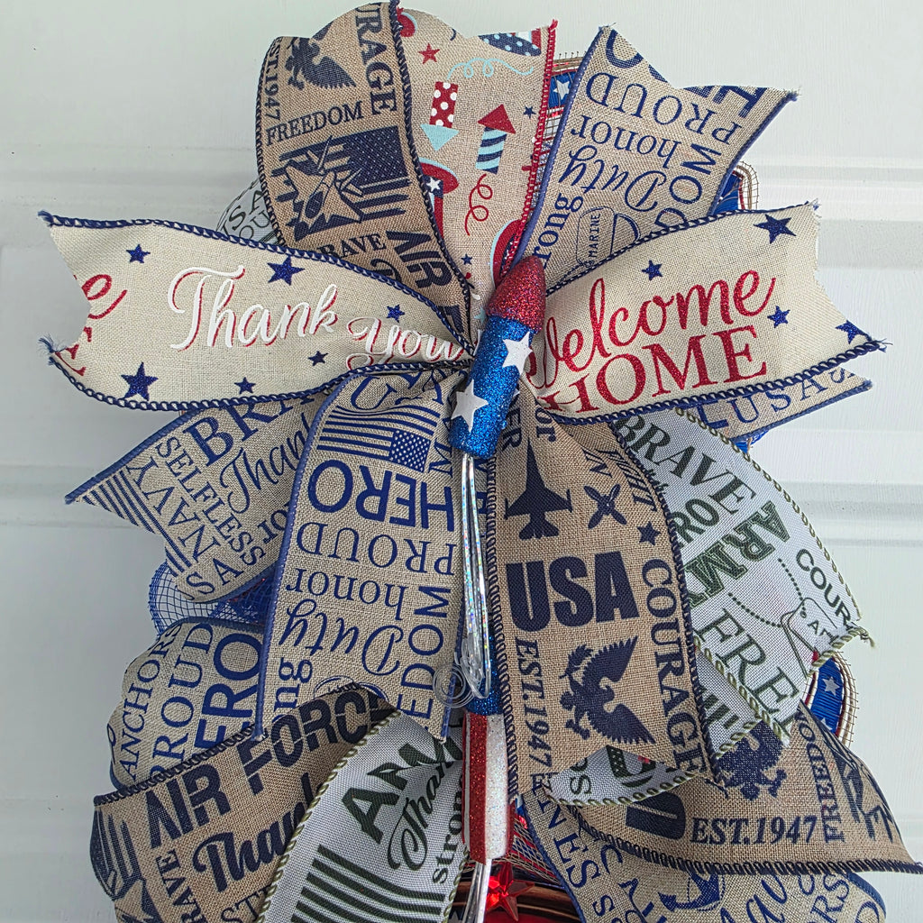 All Branches Military Pride Door Swag