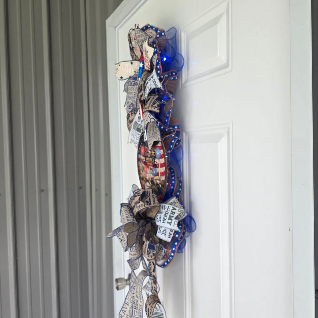 All Branches Military Pride Door Swag