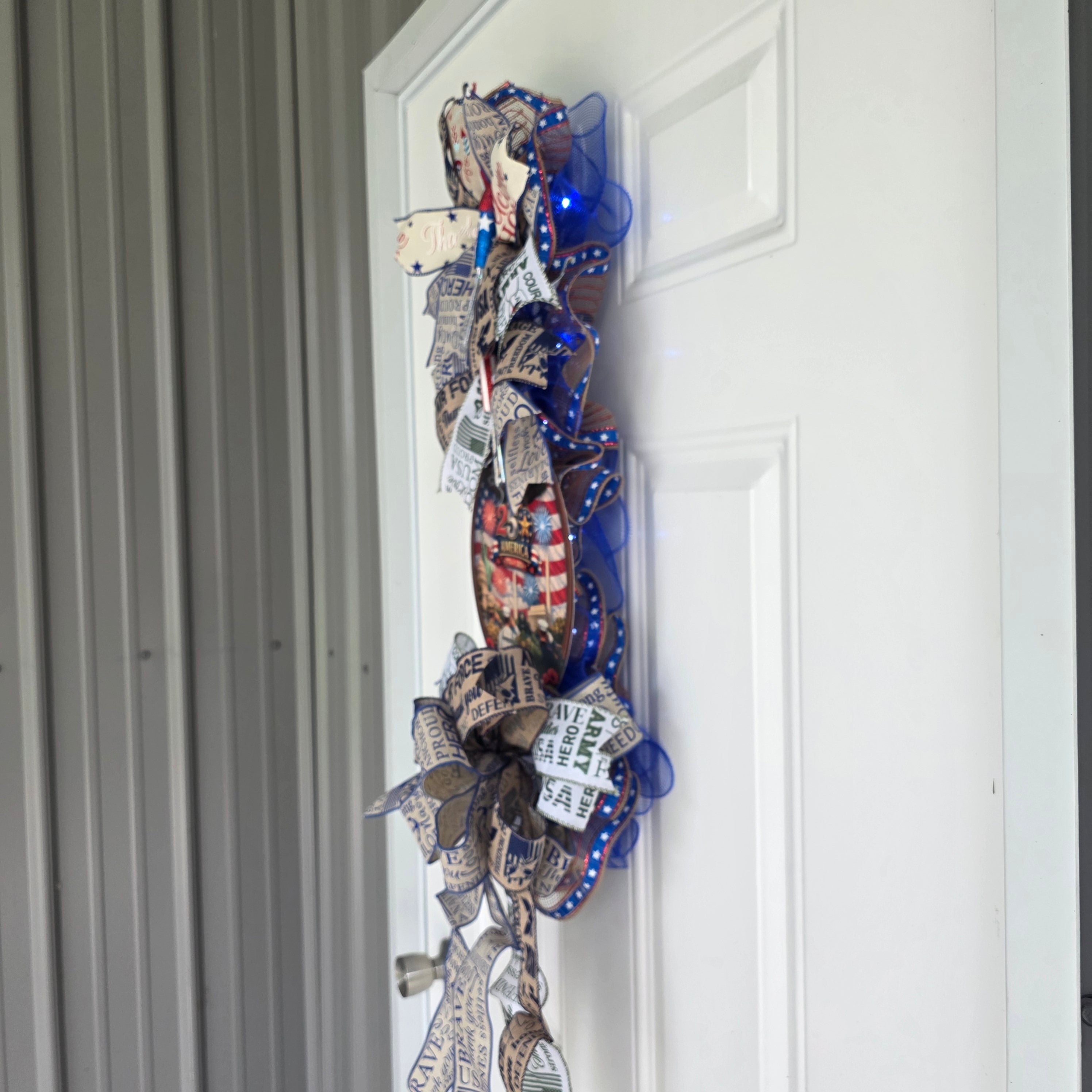 All Branches Military Pride Door Swag