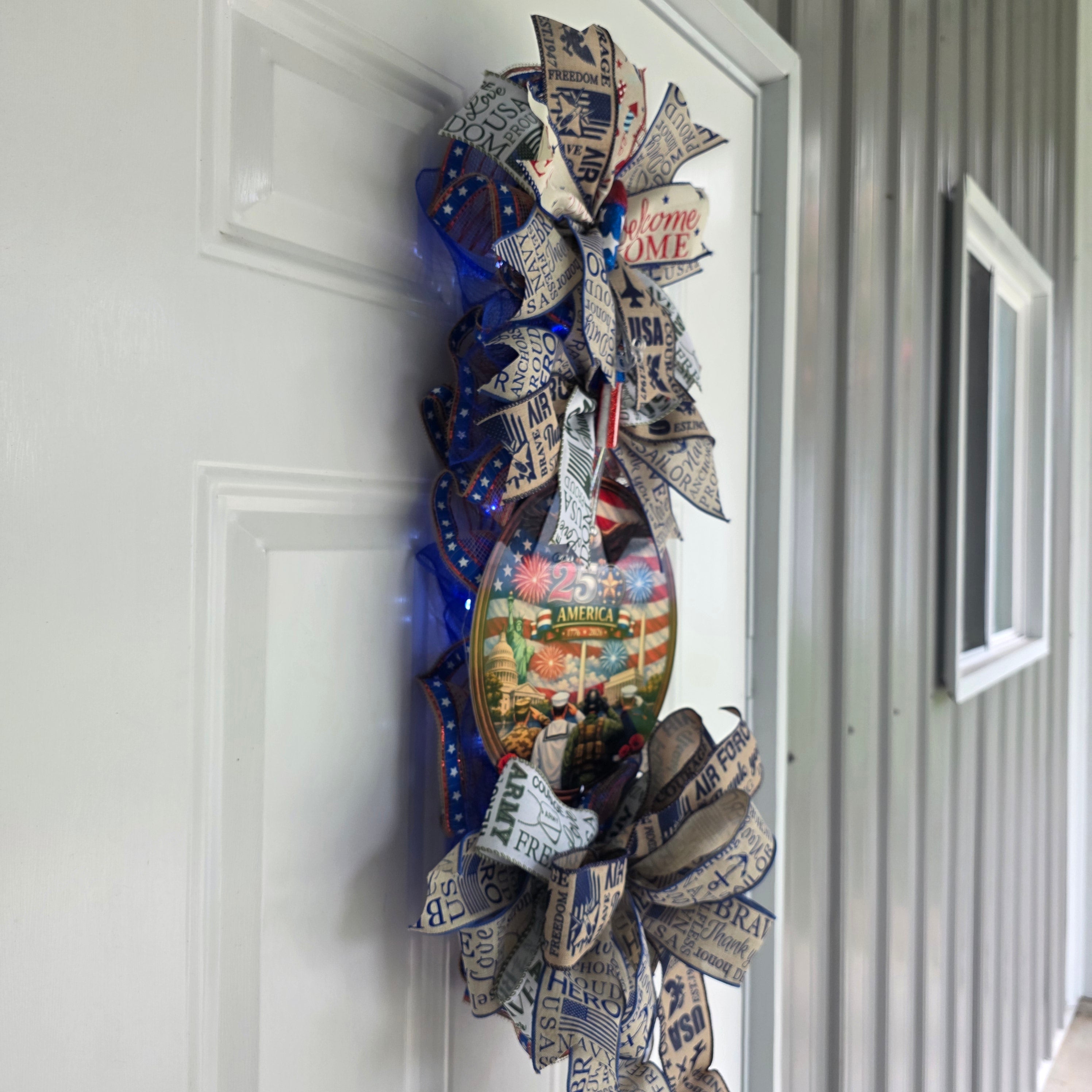 All Branches Military Pride Door Swag