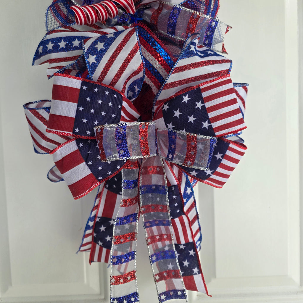 Eagle Patriotic Door Swag