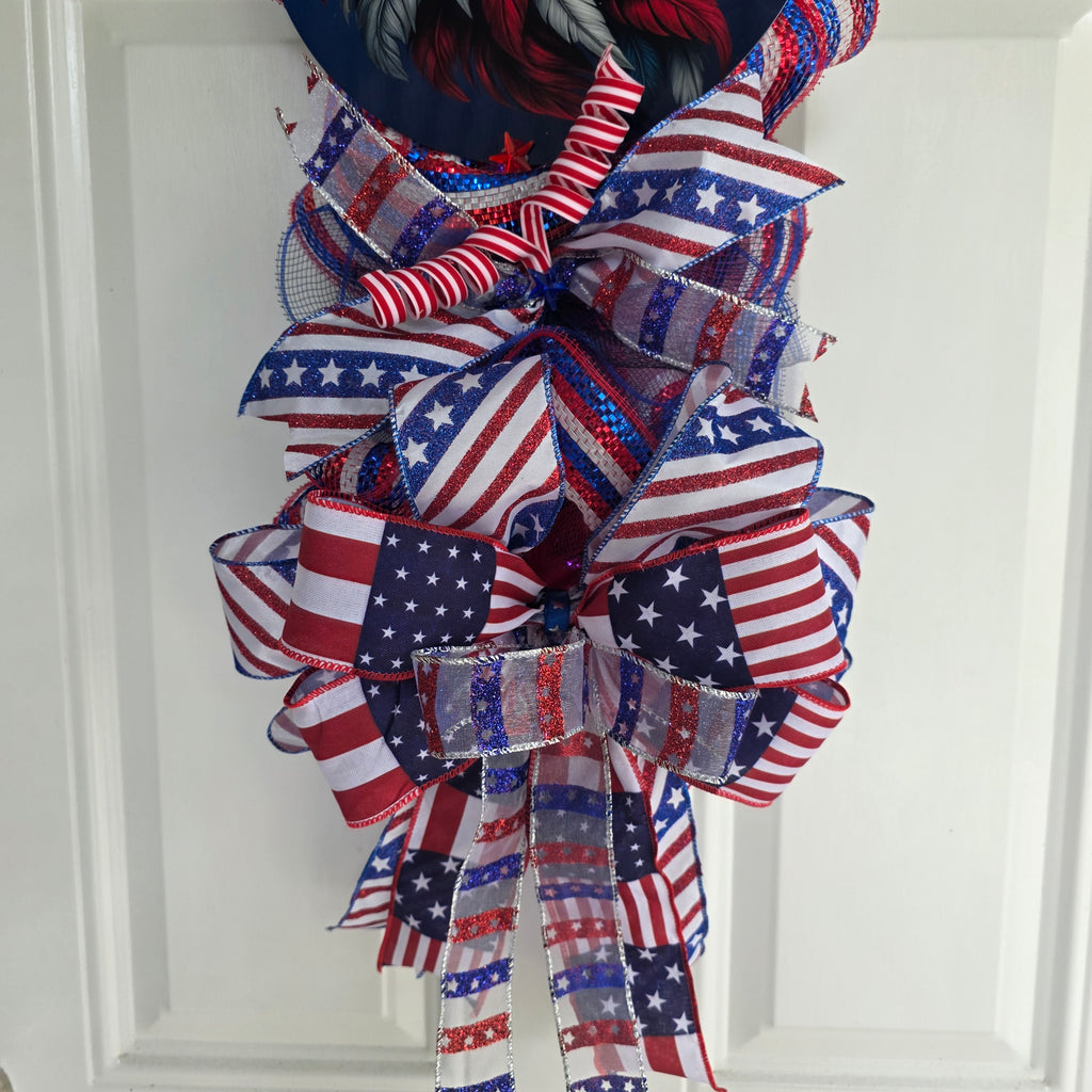 Eagle Patriotic Door Swag