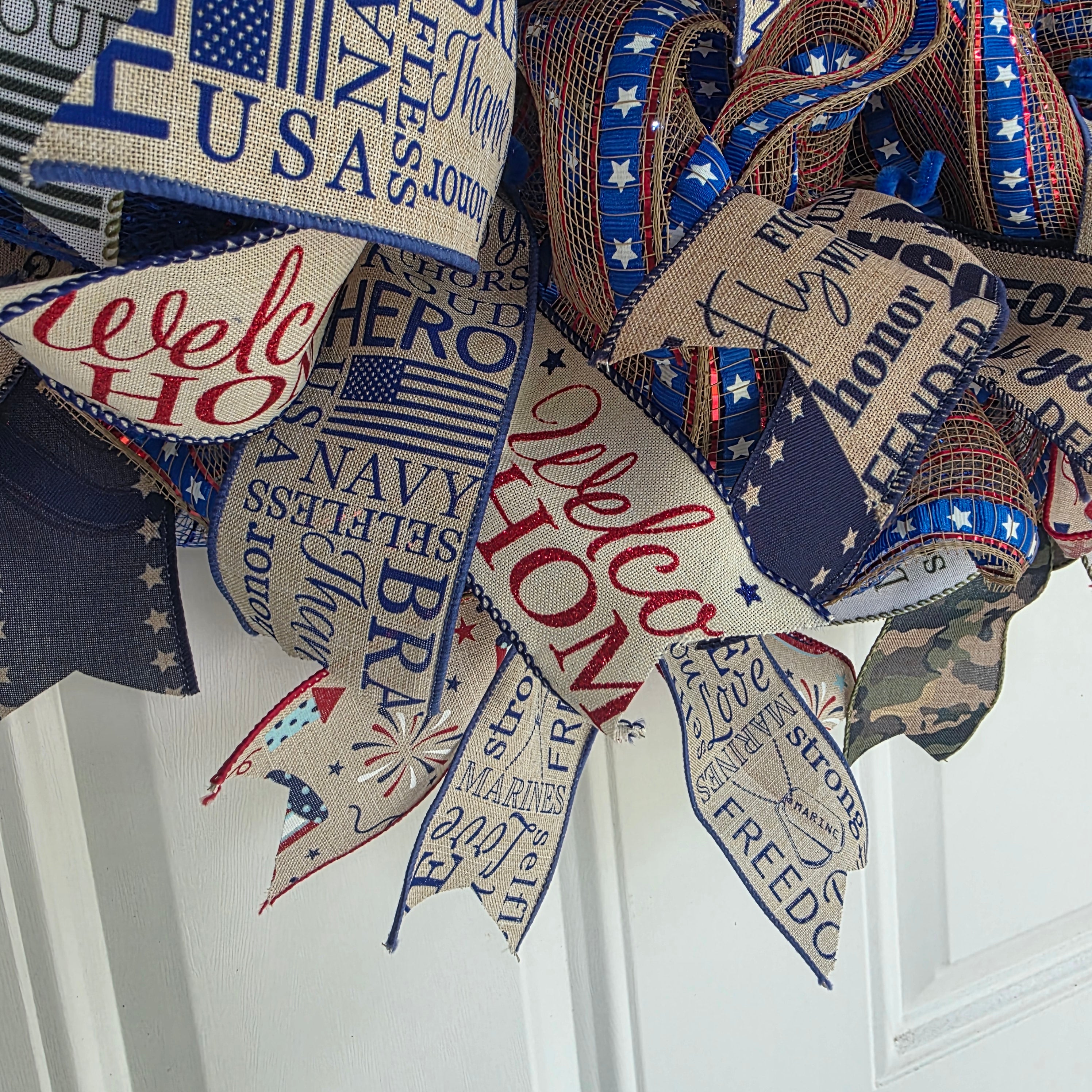 All Branches Military Pride Wreath – America 250th
