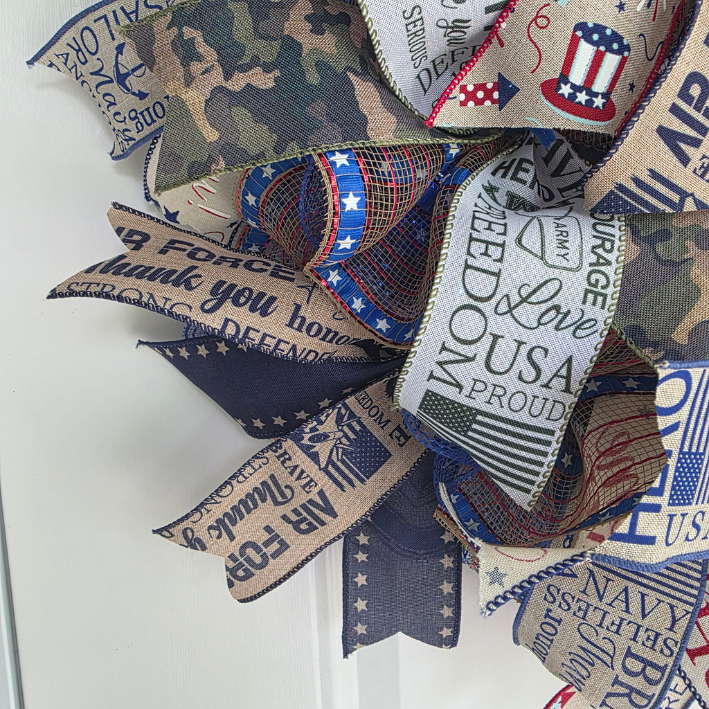 All Branches Military Pride Wreath – America 250th