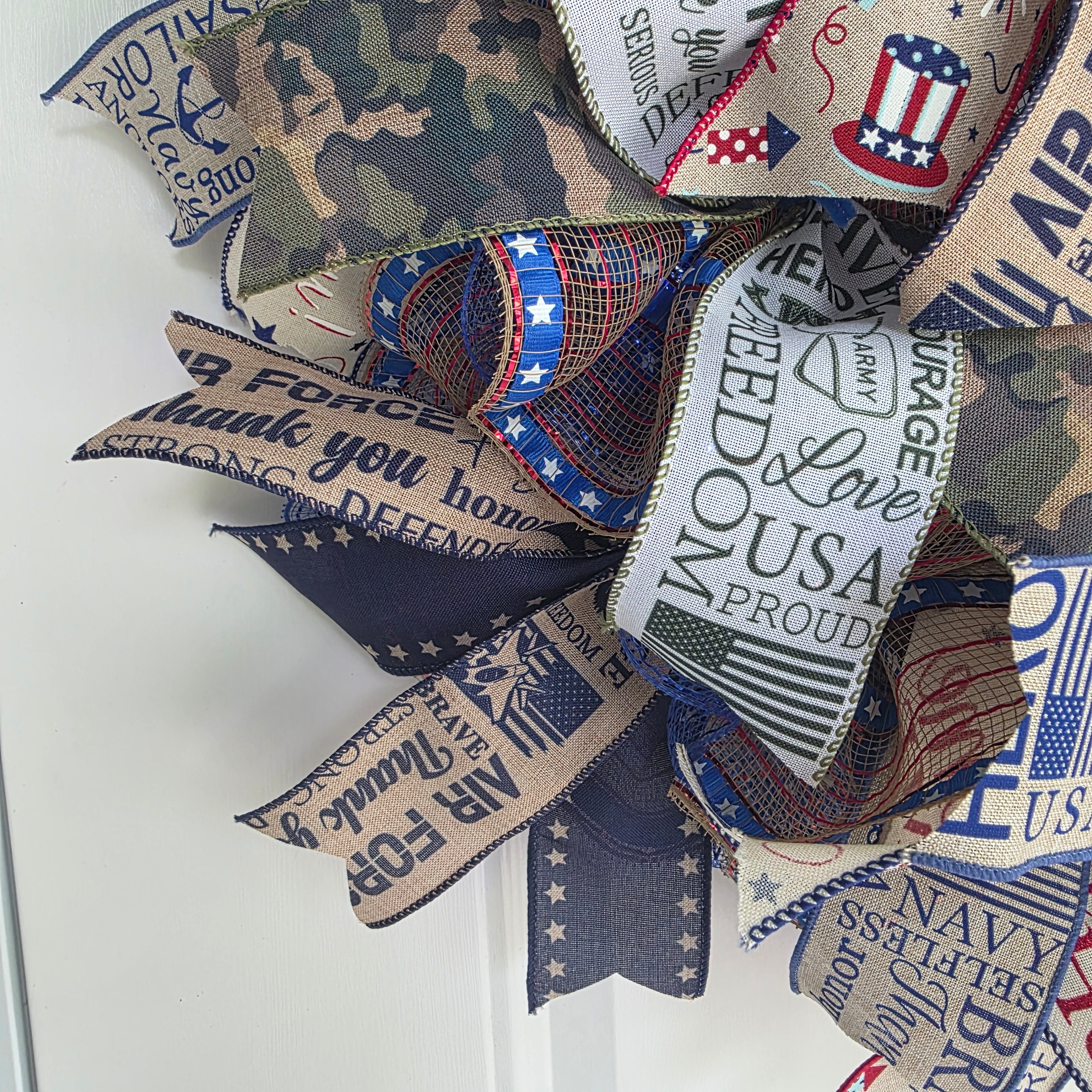 All Branches Military Pride Wreath – America 250th