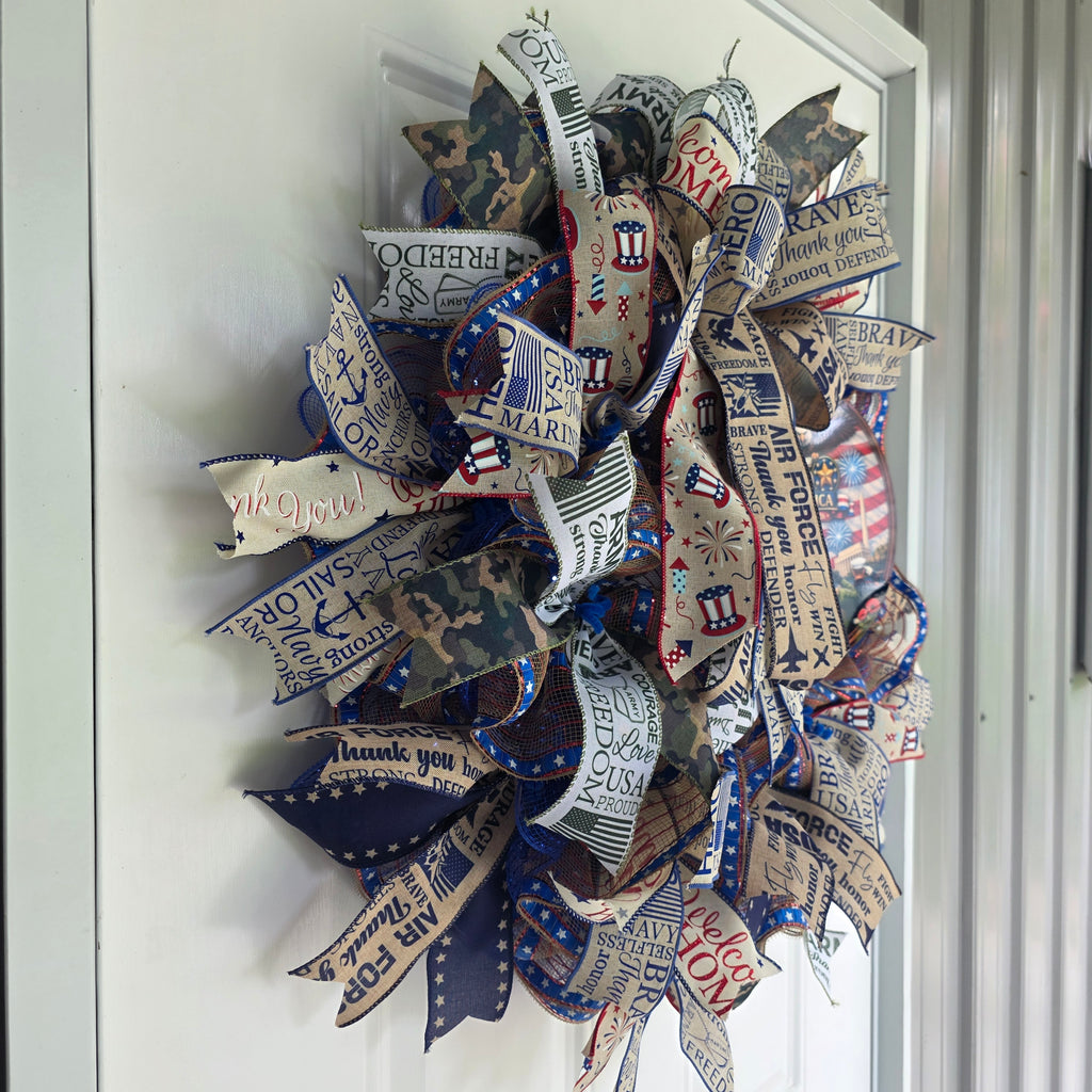 All Branches Military Pride Wreath – America 250th
