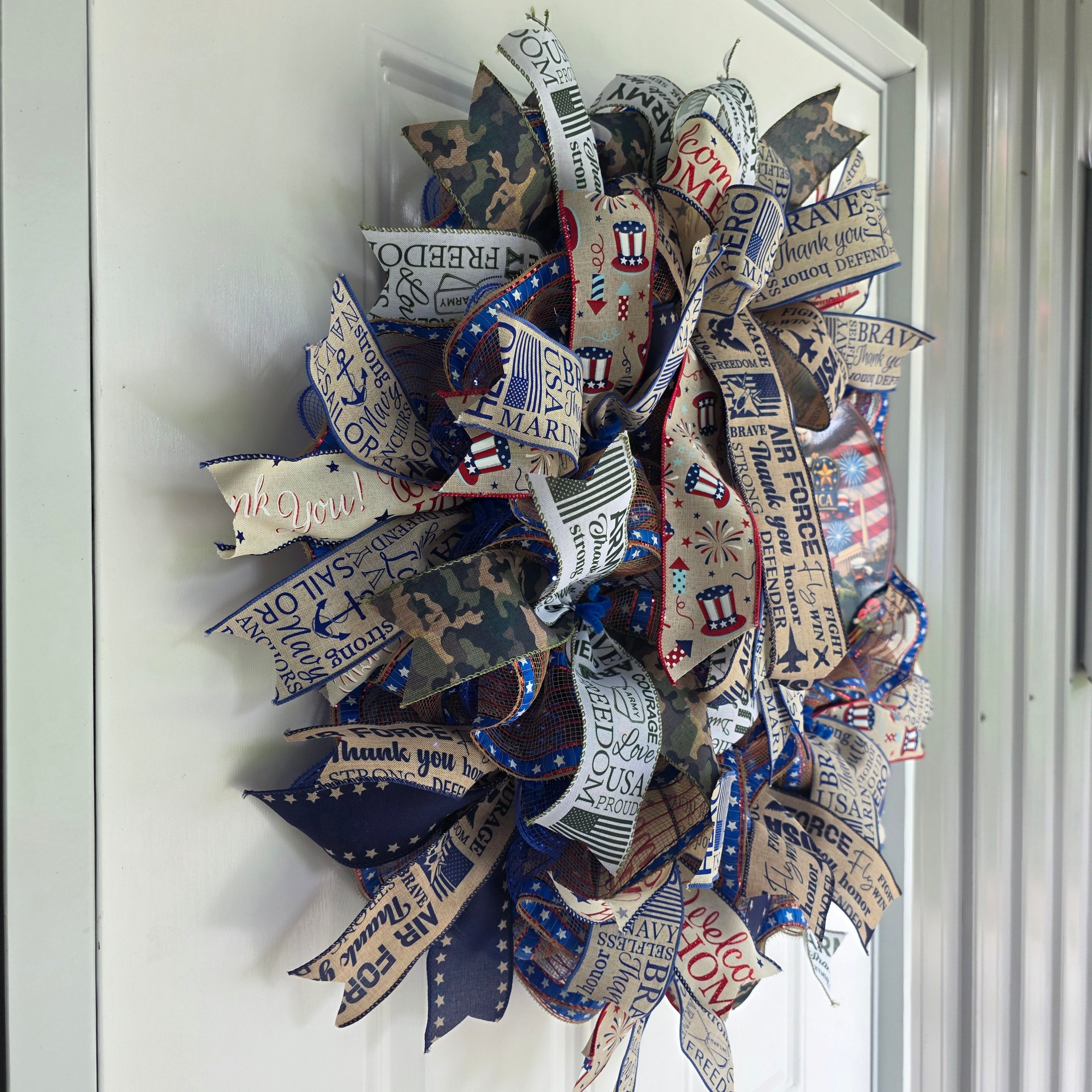 All Branches Military Pride Wreath – America 250th