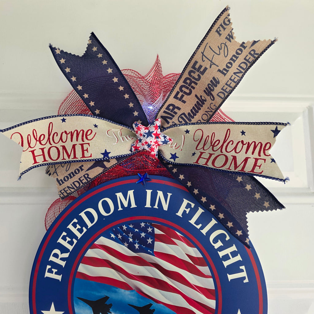 Air Force Wreath -  Freedom in Flight
