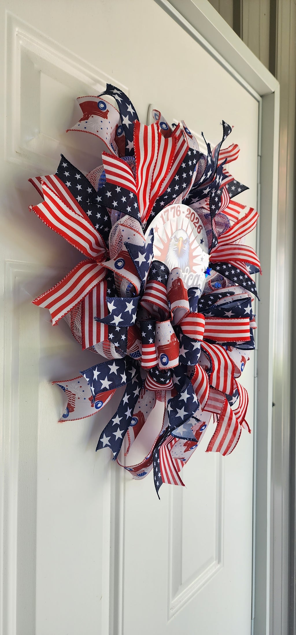 America 250 Years of Freedom Patriotic Wreath