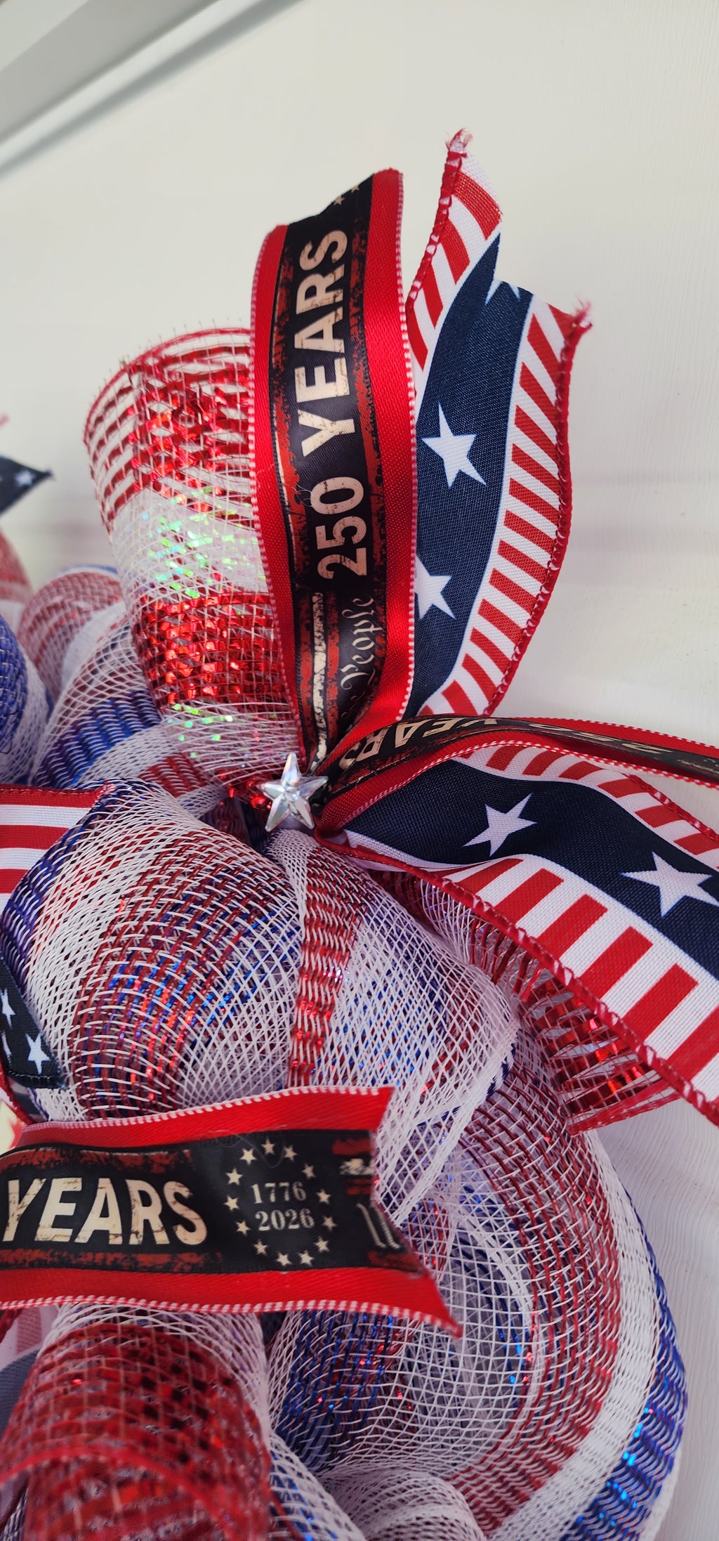 Patriotic Eagle Wreath — 250 Years America 1776–2026