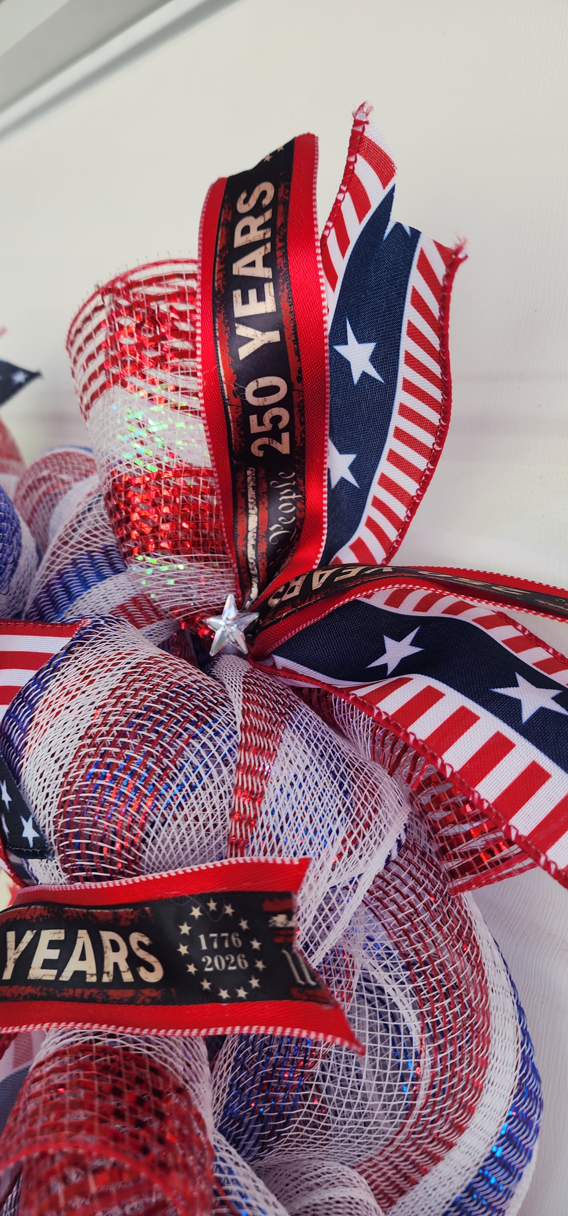 Patriotic Eagle Wreath — 250 Years America 1776–2026