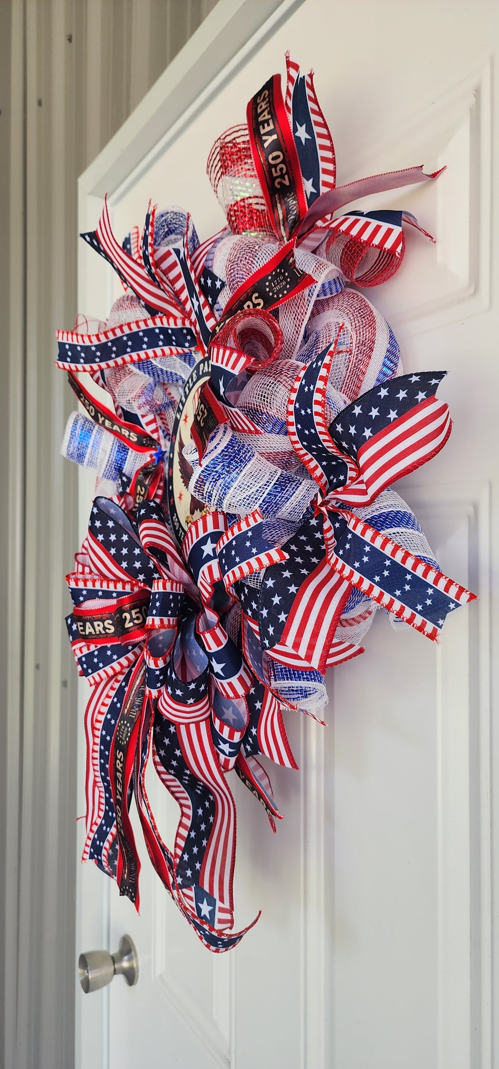 Patriotic Eagle Wreath — 250 Years America 1776–2026