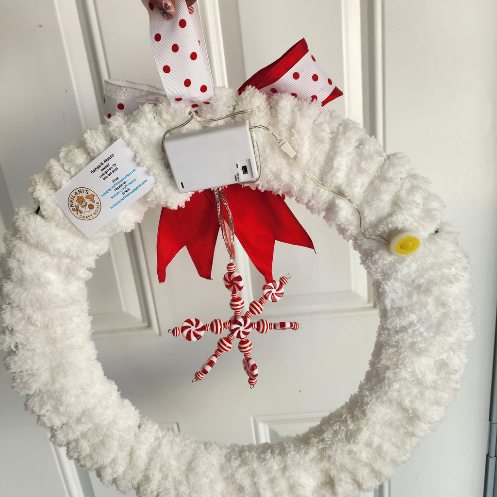 Wreath detail close-up