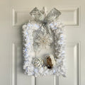Winter Wonderland Owl Wreath full door view