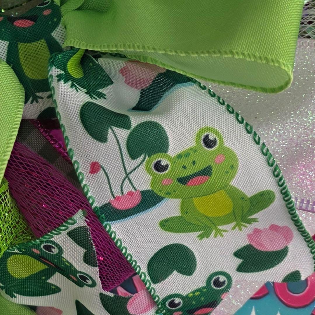 Whimsical Frog Wreath