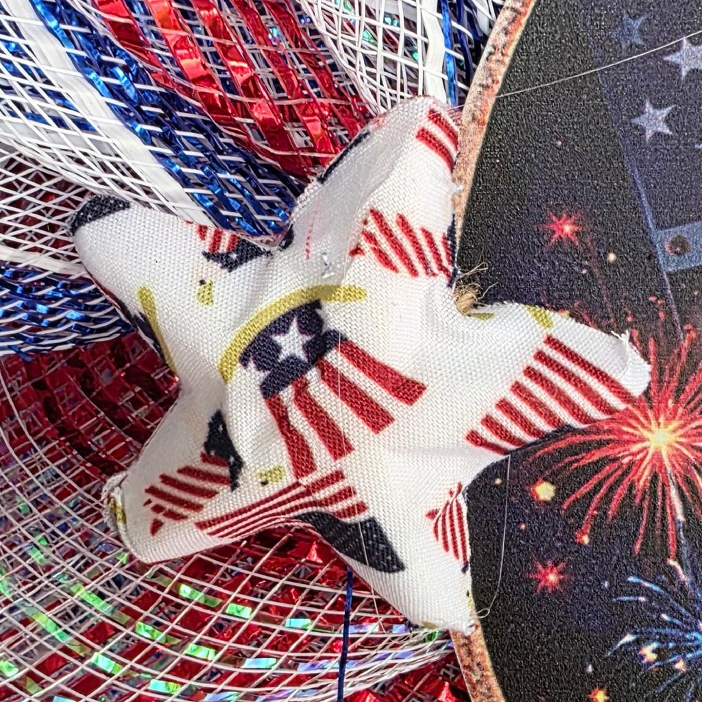 Americana Patriotic Wreath