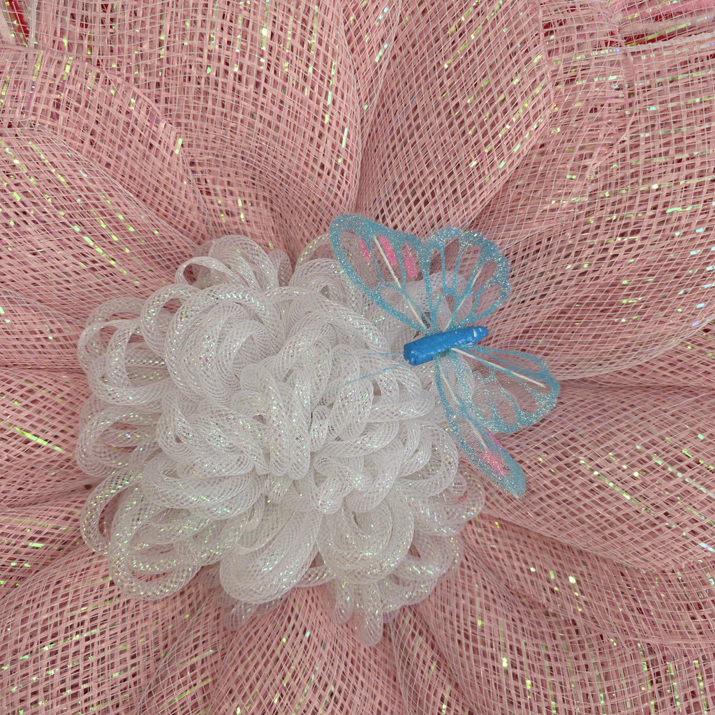 Pink Sunflower Wreath