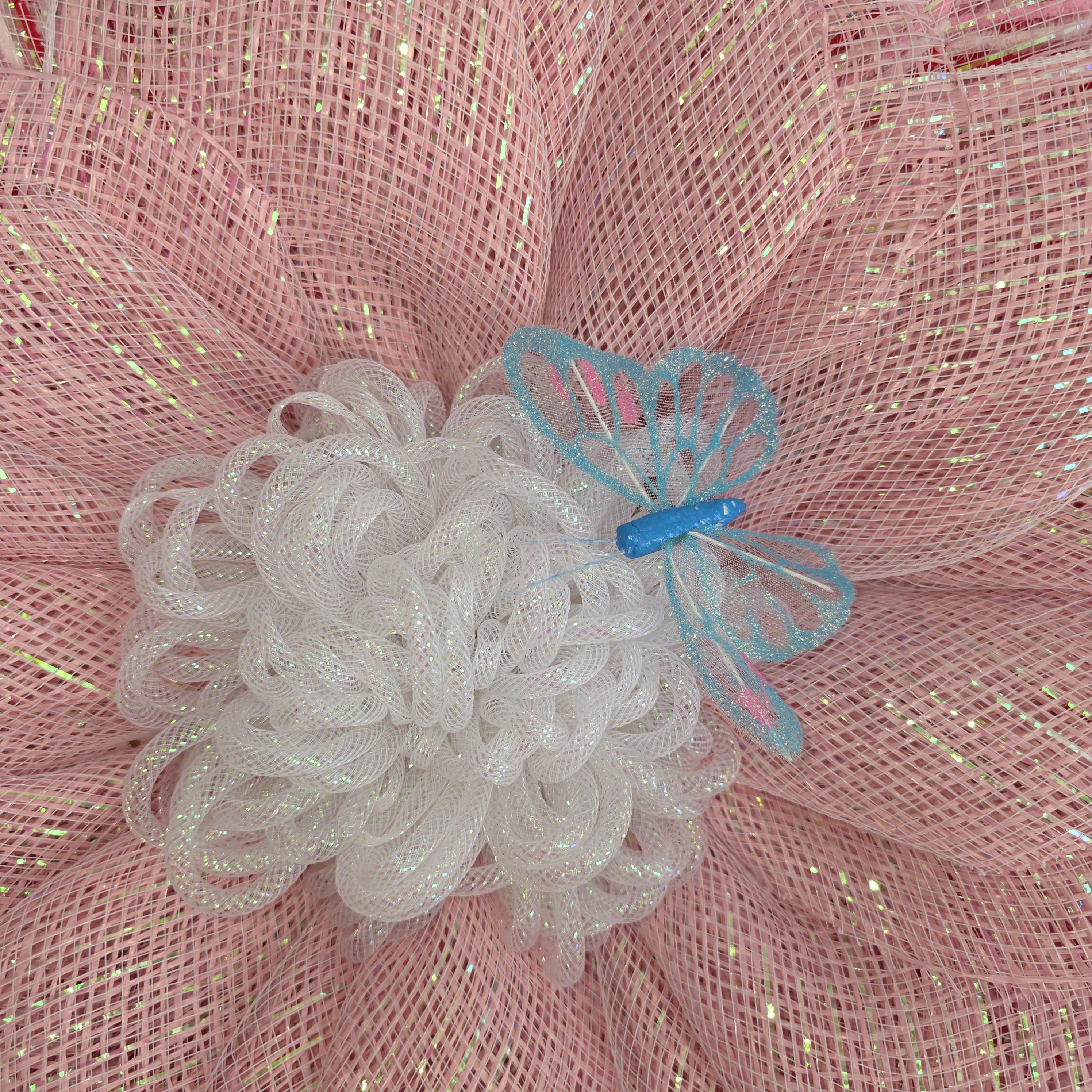 Pink Sunflower Wreath
