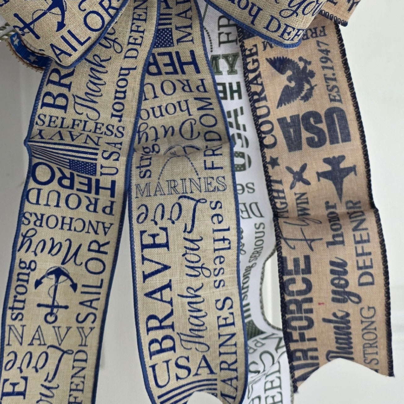 All Branches Military Pride Door Swag