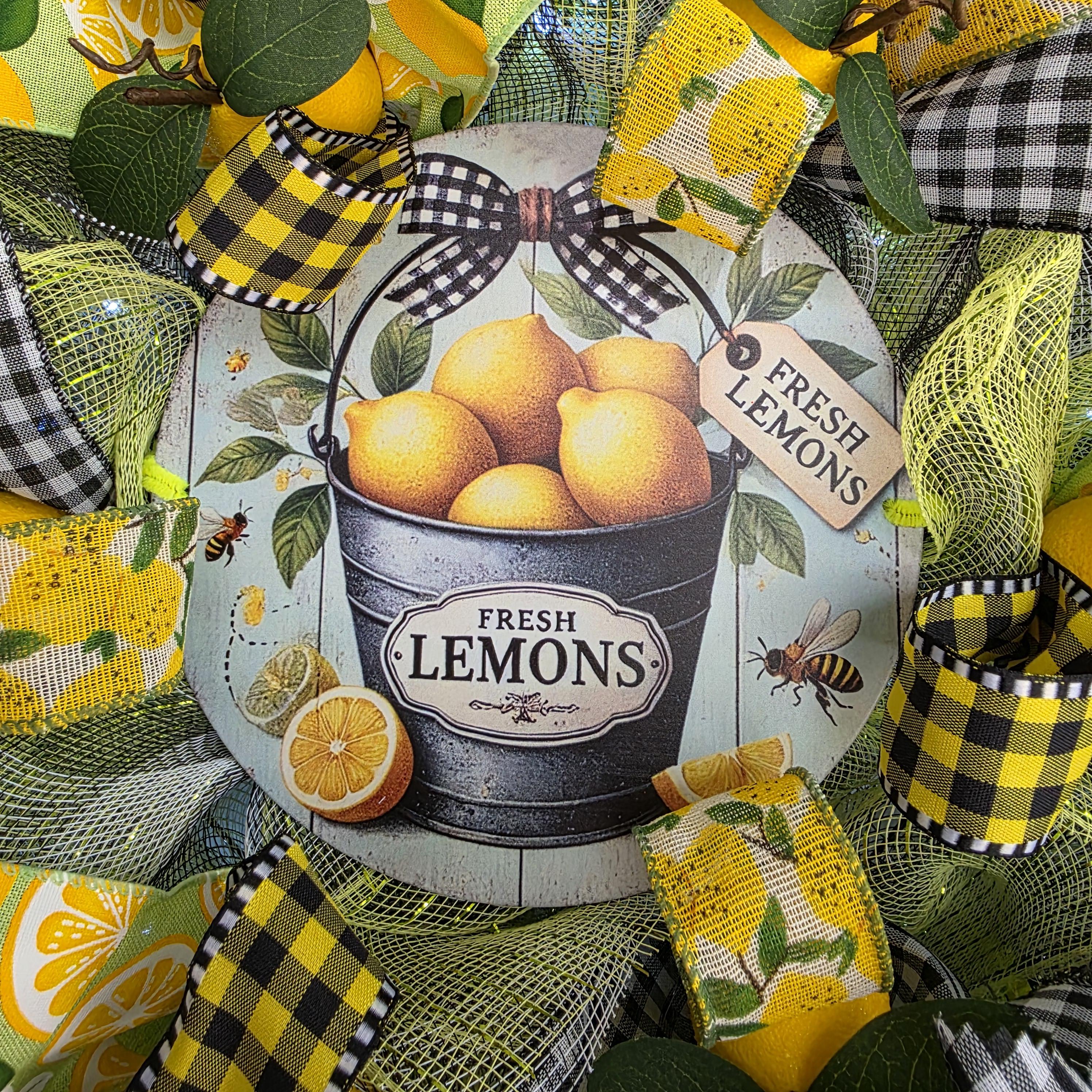 Lemon Wreath