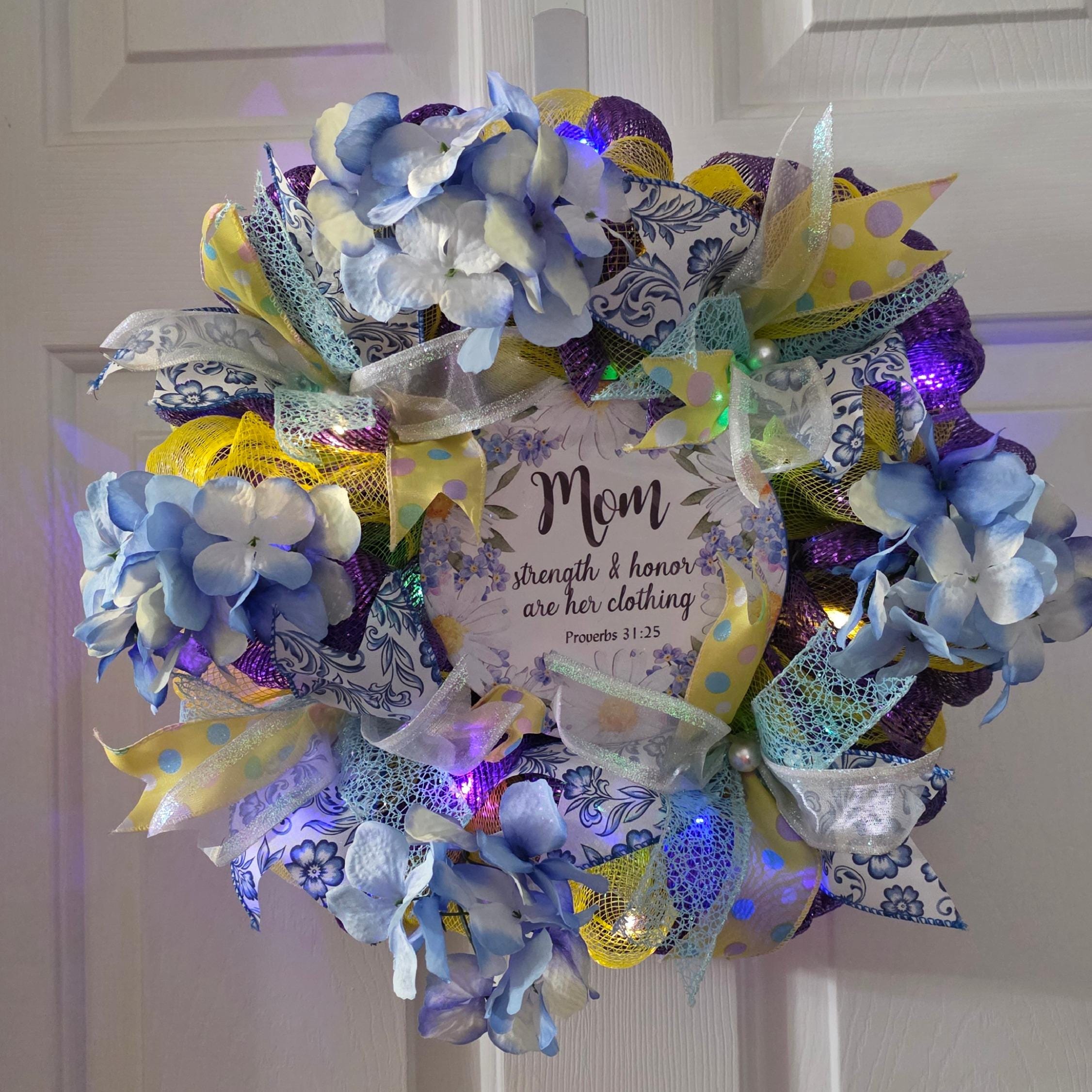 Mom Wreath Proverbs 31:25