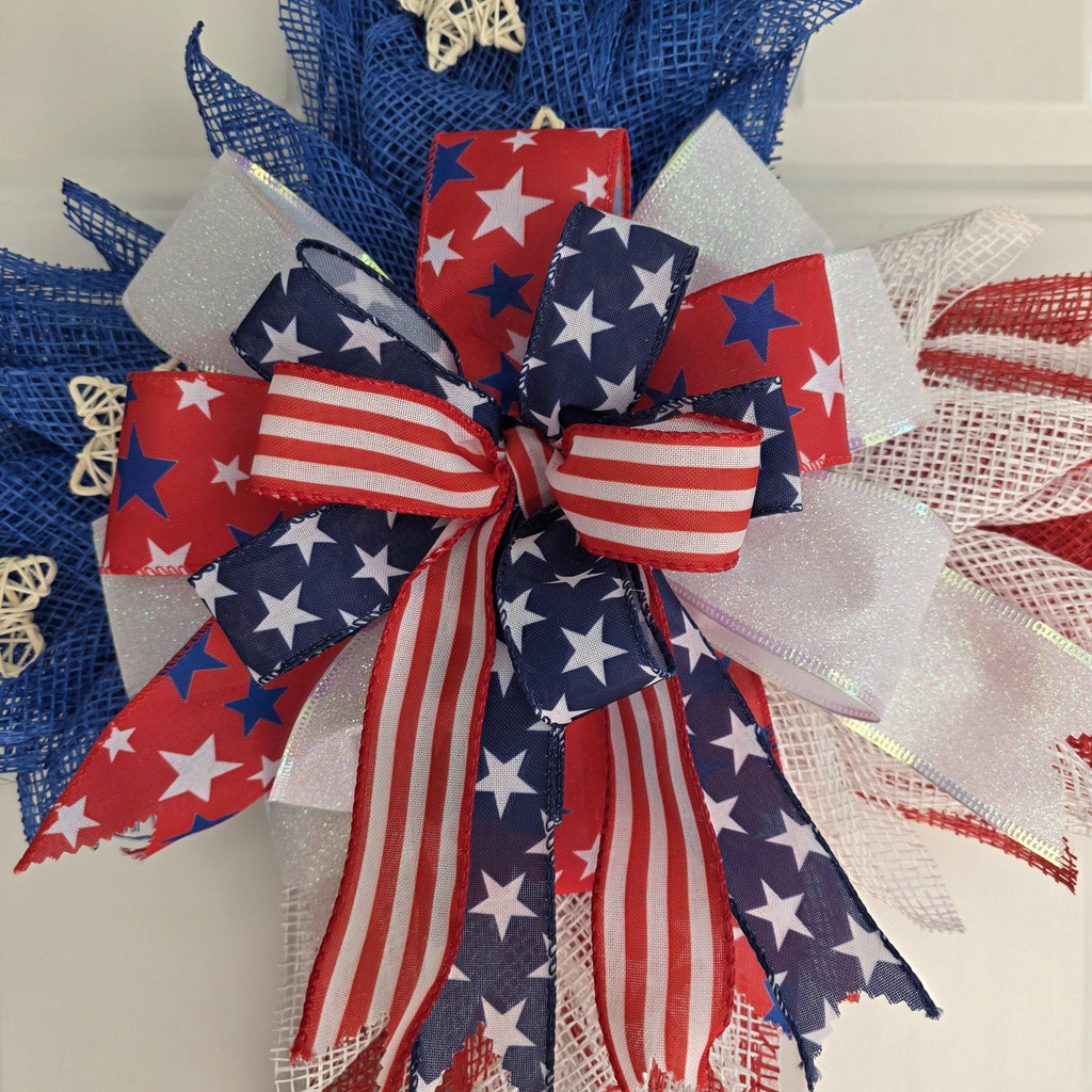 Patriotic Cross Wreath