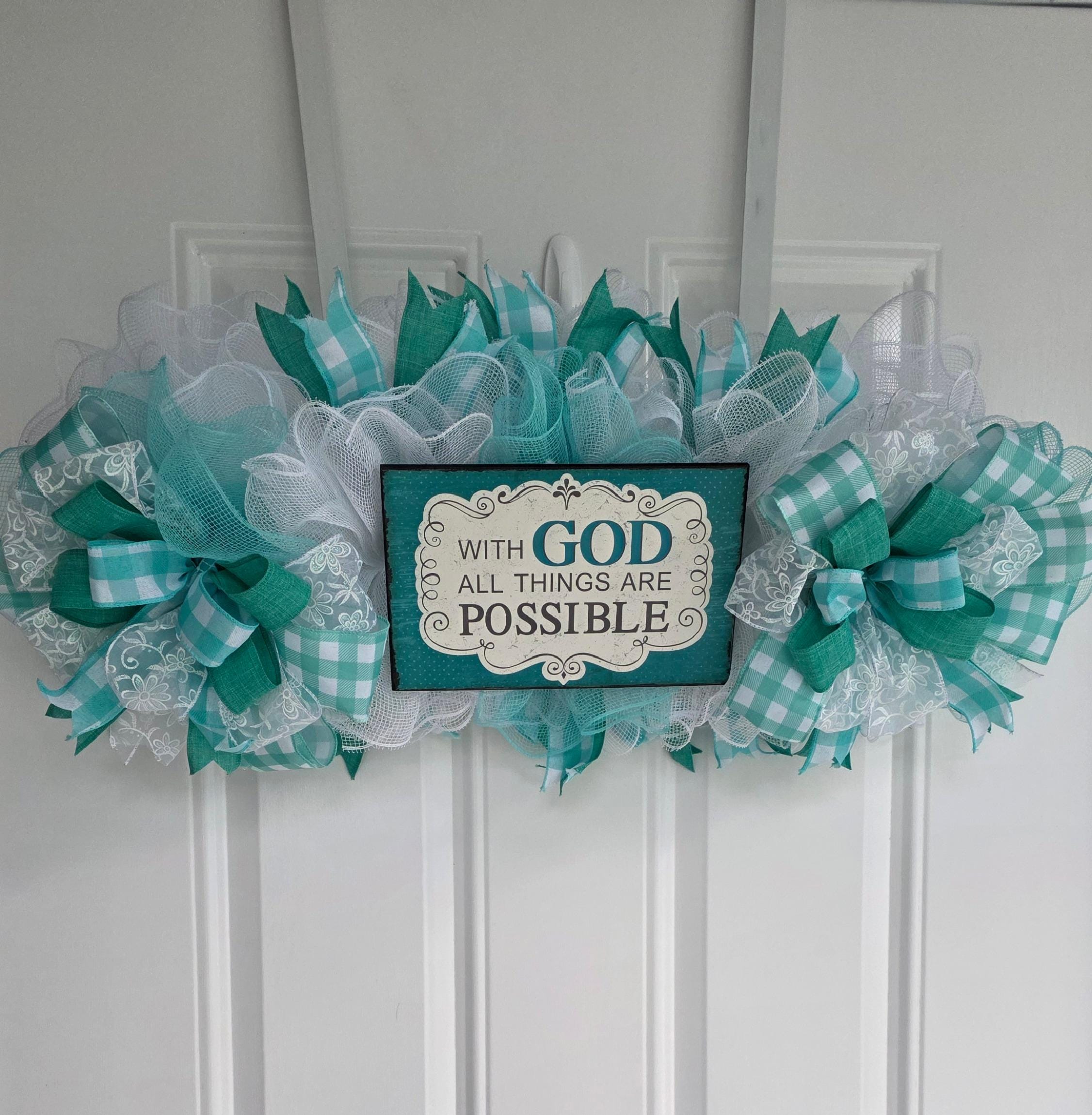 Christian Faith Door Swag