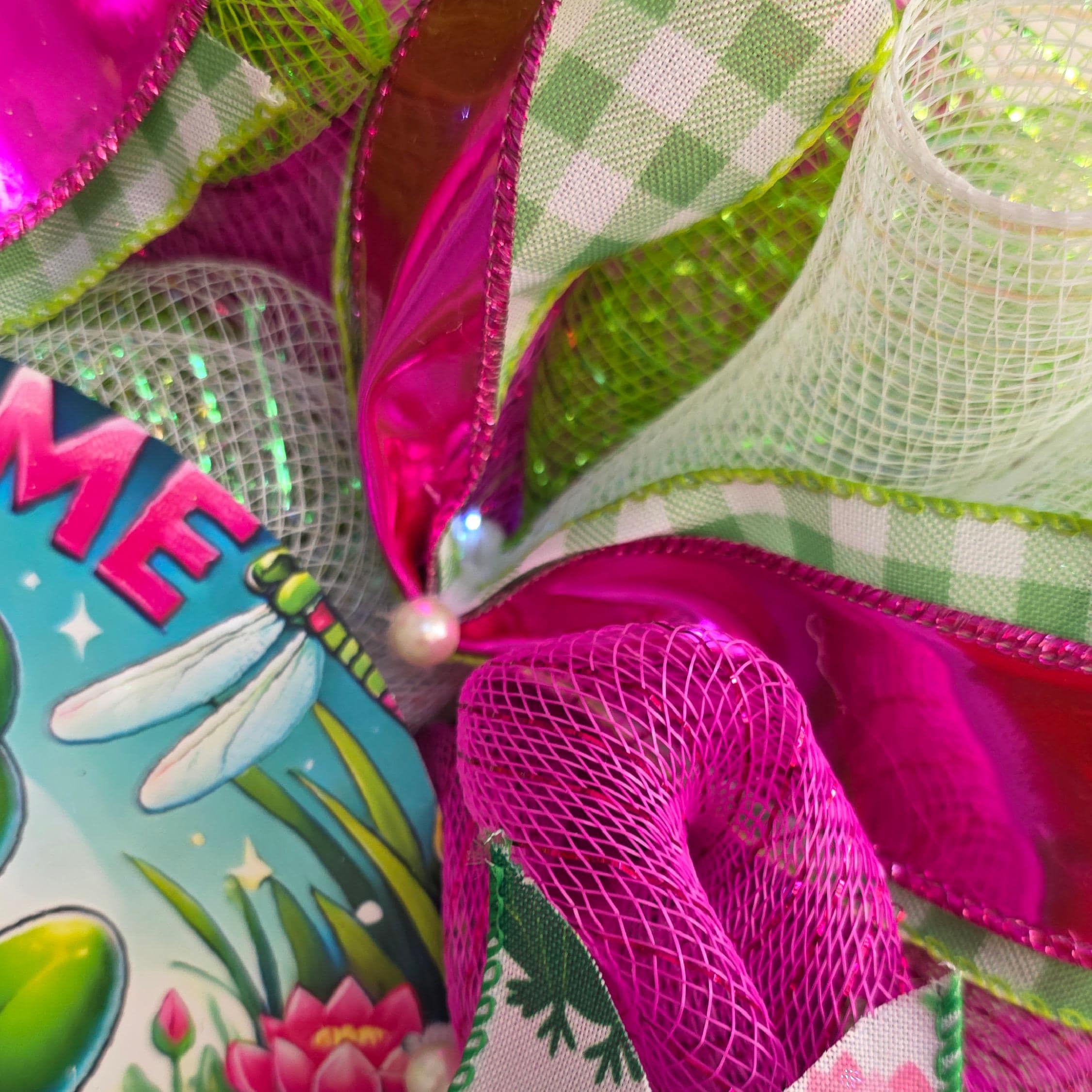 Whimsical Frog Wreath