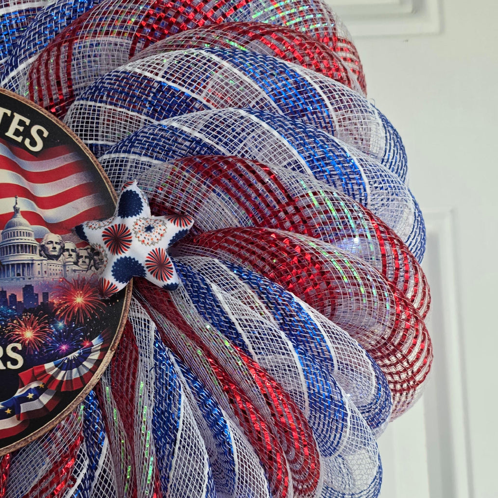 Americana Patriotic Wreath