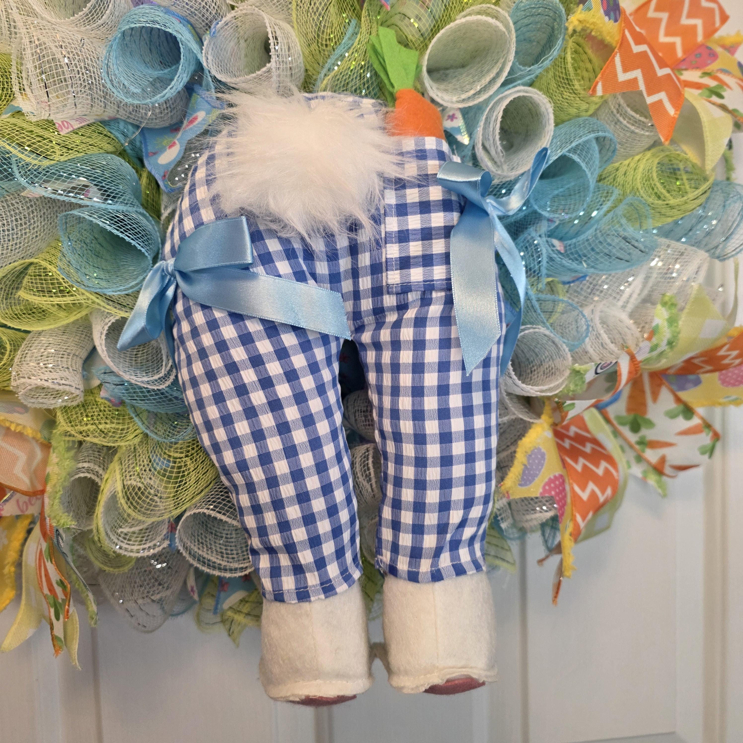 Whimsical Easter Bunny Wreath
