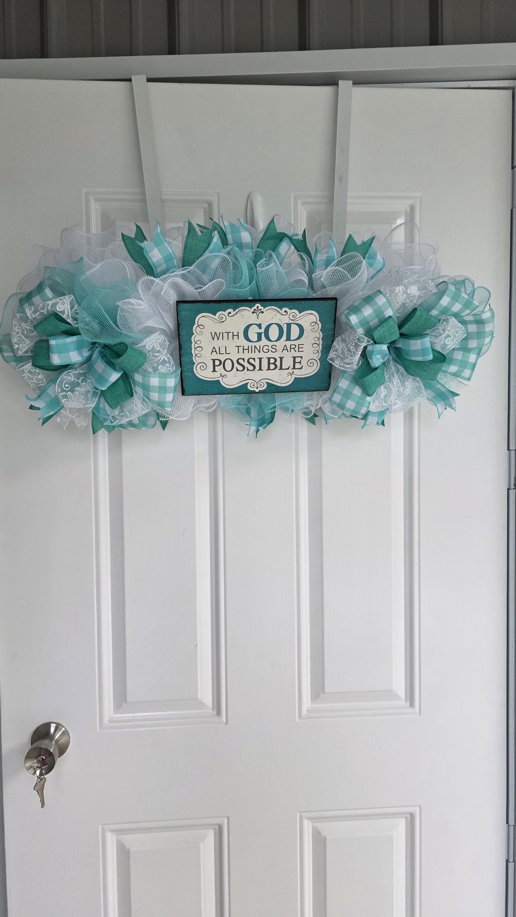 Christian Faith Door Swag