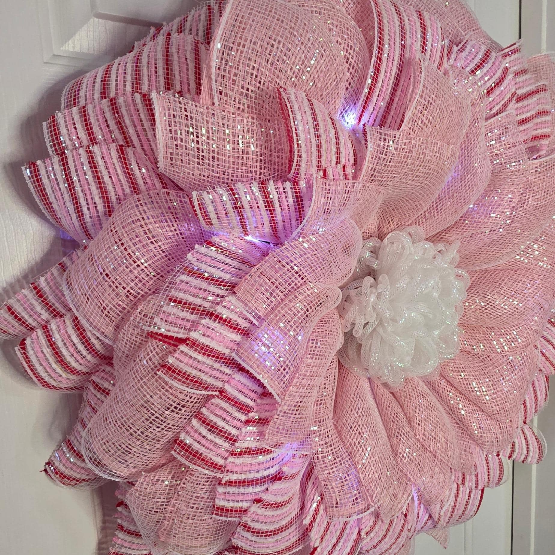 Pink Sunflower Wreath