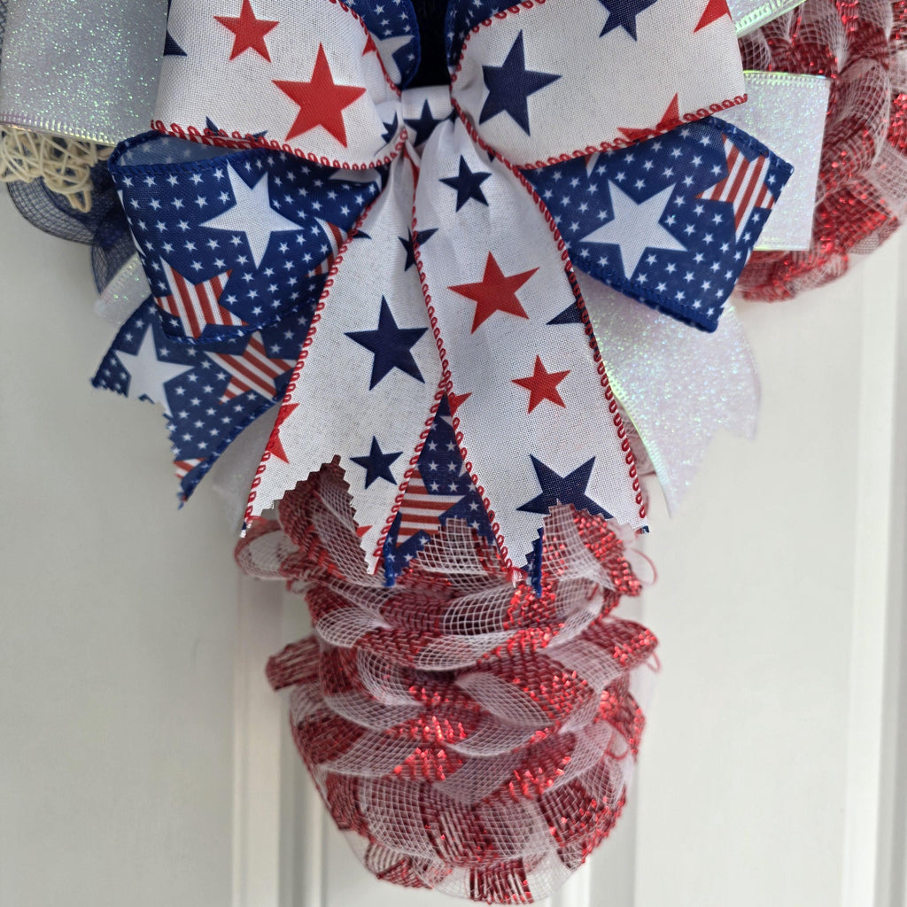 Americana Cross Wreath
