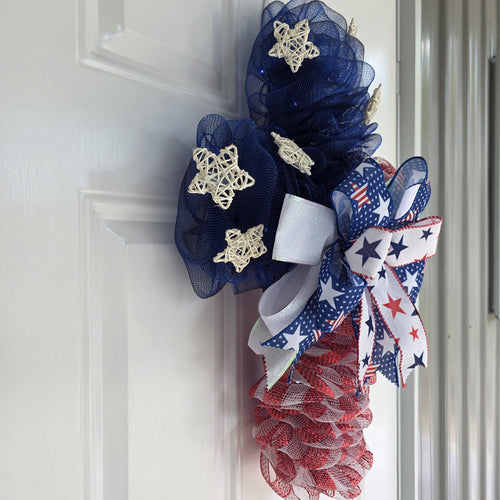 Americana Cross Wreath
