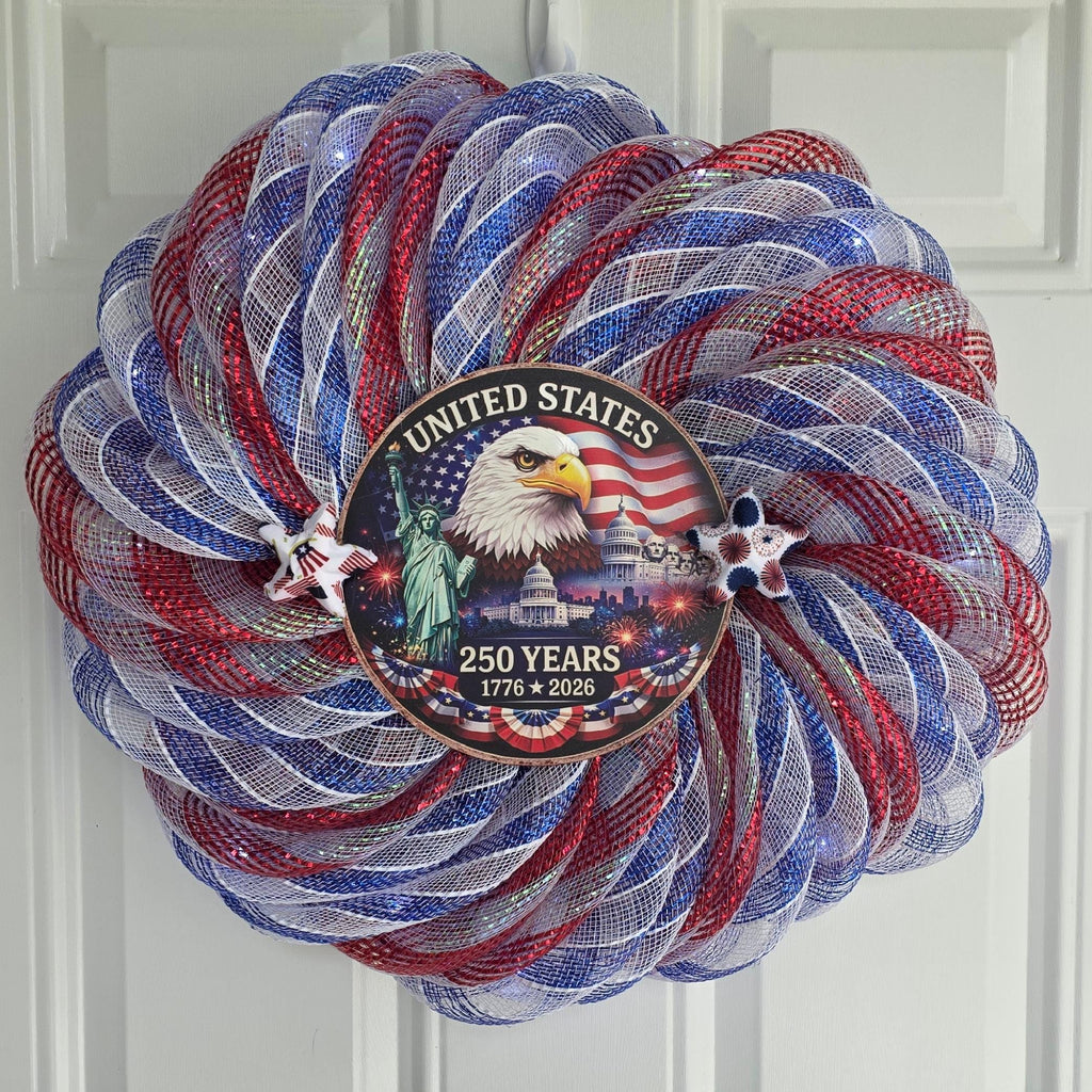 Americana Patriotic Wreath
