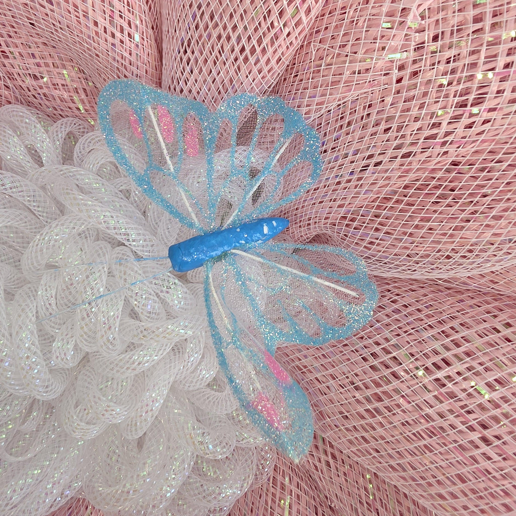 Pink Sunflower Wreath